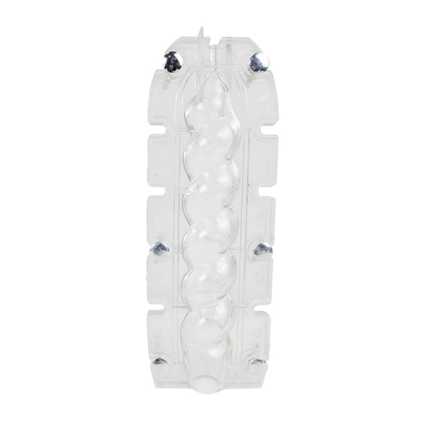 Moldes de plástico para velas para hacer velas - Molde de jabón transparente - Molde cónico para velas 193x2 CM