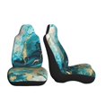 thumbnail image 3 of Sikiie Abstract Ocean Currents Car Seat Covers 2PCs Front Car Seat Covers Universal fit for Most Cars SUVs and Trucks-2 PCS, 3 of 9