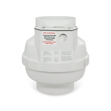 

Festa Radon AMG Spirit Radon Fan - Quiet and Energy Efficient 121 CFM Radon Mitigation System Inline Fan - 5