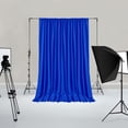 thumbnail image 6 of Clearance! Hiasan Backdrop for Party Decoration [2P], Prom Graduation, Rod Pocket High Density Polyester Photo Background, 5ft x 7ft, Neon Blue, 6 of 6