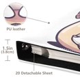 thumbnail image 3 of FORMRS 3 Ring Photo Album 4"x6" Self Adhesive Large Capacity PU Leather Cover, White Cute Cat, 3 of 8