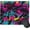 Abstract Grunge Elements, variant on Watercolor Floral Mouse Pad 9.5 x 7.9 Inch NonSlip Rubber Gaming Mousepad with Rectangle Design, Add a Touch of Nature to Your Computer Desk