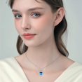 thumbnail image 6 of SOULMEET Crystal Heart Necklace for Women, 925 Sterling Silver Heart Pendant Necklace, Crystal Jewelry Gift for Mother Wife Lover, Valentine's Day Birthday Anniversary, With 18+2inches Chain, 6 of 10