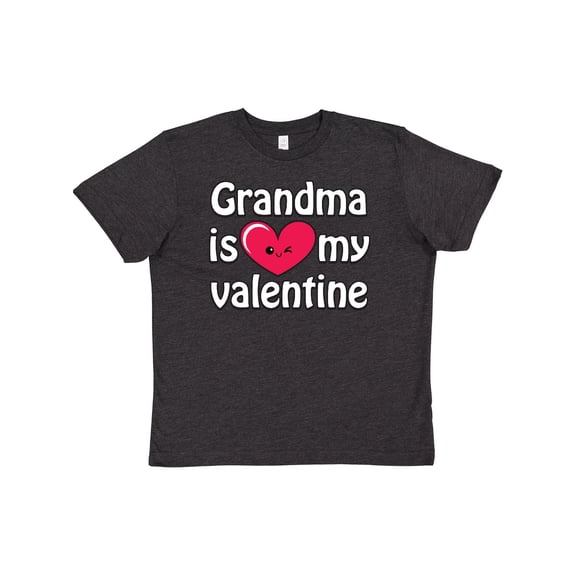 Inktastic Grandma is My Valentine Youth T-Shirt