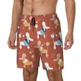 thumbnail image 1 of Fotbe Cute Poodle Dog Traje de Baño para Hombre – Shorts de Natación de Secado Rápido con Forro y Bolsillos-X-Large, 1 of 6