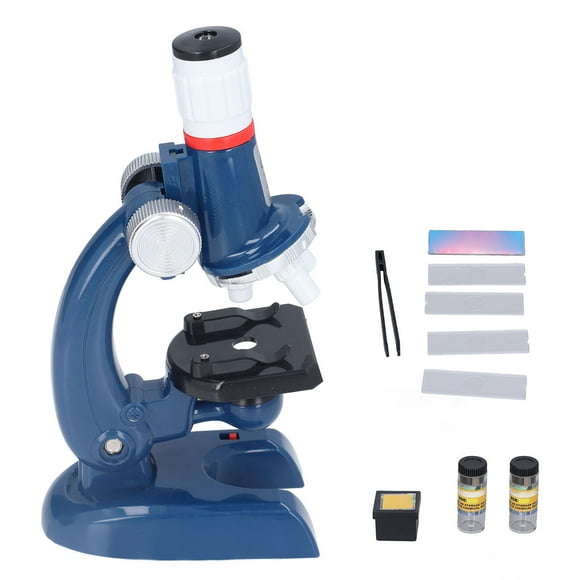 Microscope Toy, High Definition Kids Microscope ABS Plastic With Sample Slide For 8 Years Old+ Child For Observation