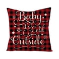 thumbnail image 2 of LADIGASU Home Christmas Decor Cushion Cover Survived Family Pillowcase Throw Pillow Cover, 2 of 4