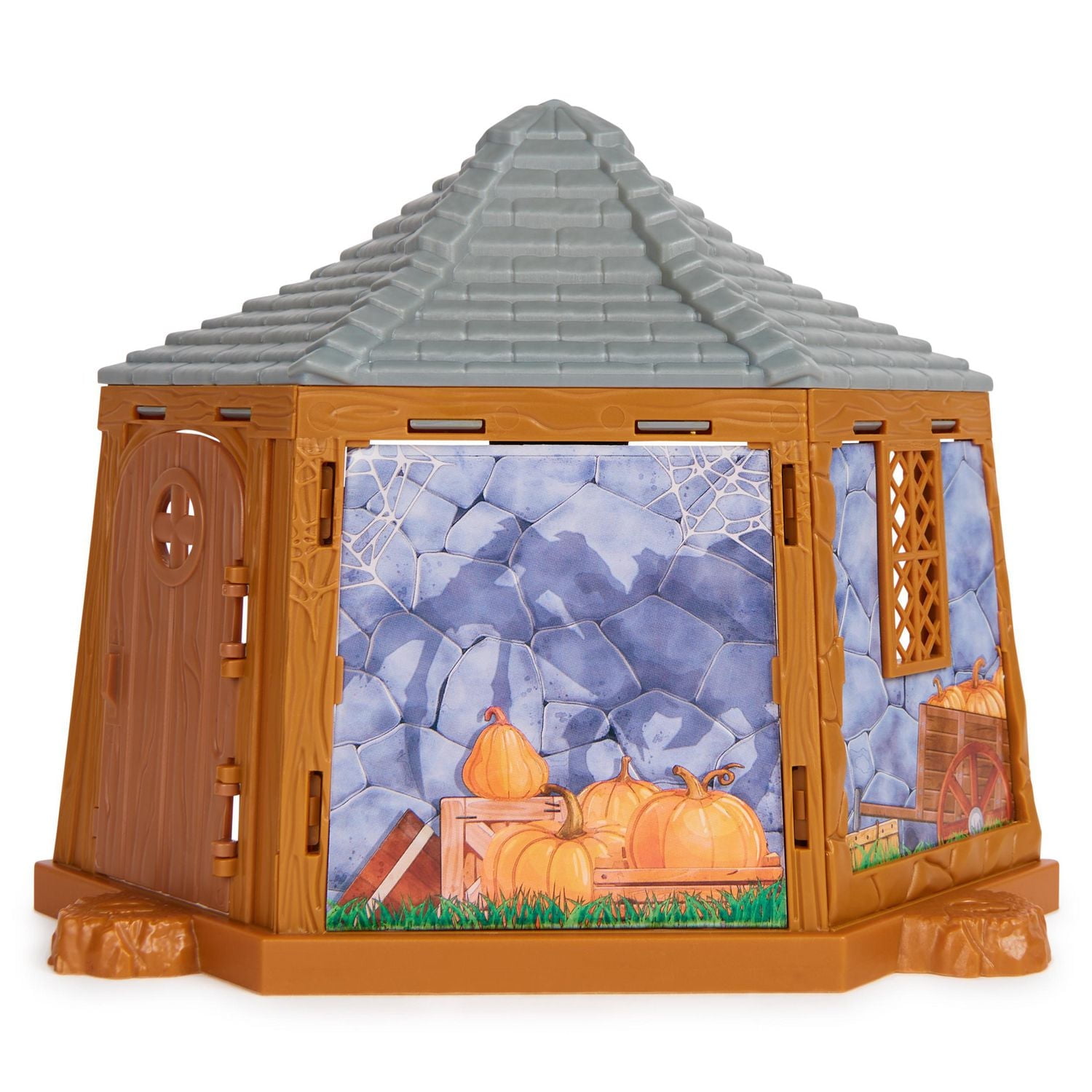 Wizarding World Harry Potter, Magical Minis Hagrid’s Hut Playset with 2 Figures and 9 Doll Accessories, Kids Toys for Ages 6 and up