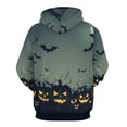 thumbnail image 6 of POBUDS Hoodie, Regular Fit Sporty Pullover Hooded Sweatshirt for Men Women Halloween Night Spooky S, 6 of 6