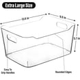 thumbnail image 2 of 2 Extra Large Plastic Storage Bins Home Organization, 2 of 6