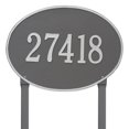 thumbnail image 1 of Hawthorne Oval - Estate Lawn - One Line- Pewter/Silver, 1 of 1