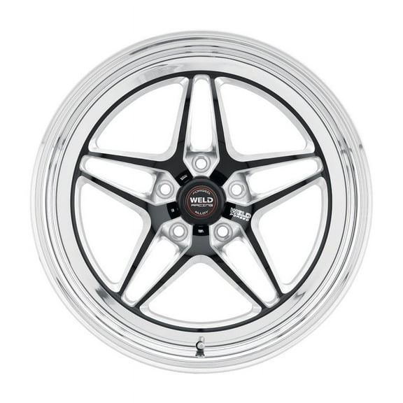 Weld S81 17x10 Black Wheel - 5x120 Bolt Pattern, 7.2in Backspacing