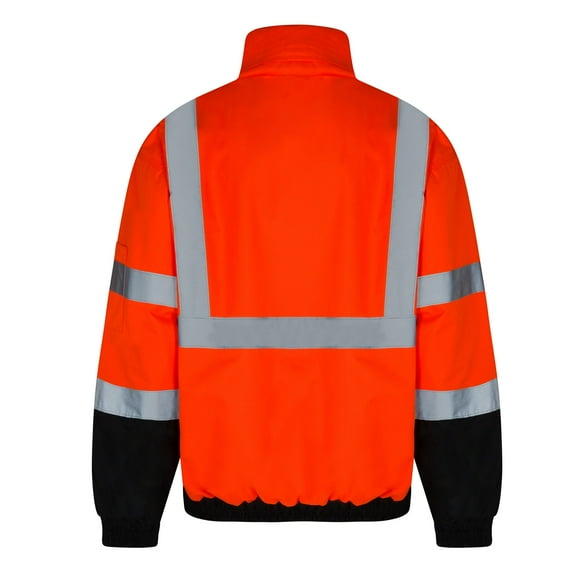 Everyday ANSI Class 3 Full Zip Bomber Jacket (ORANGE)