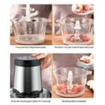 thumbnail image 6 of Mini Food Processor & Chopper – 300W Electric with Bi-Level Blades for Meat, Fish, Vegetables & Baby Food (Includes Bowls) 2L, 6 of 10