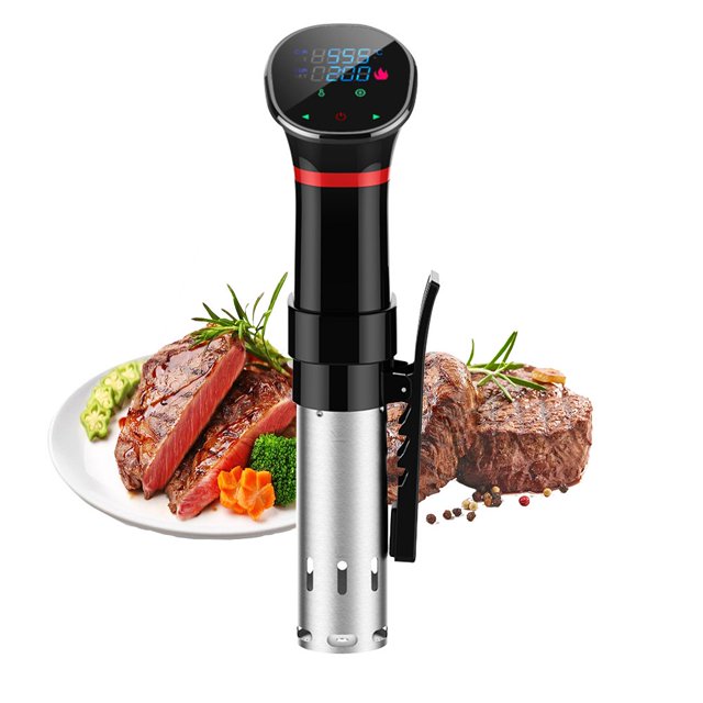 Cooking machine Sous Cooker Machine Immersion Circulator 1100 Watts LCD Digital Display Accurate Temperature and Time Control Waterproof Sous Cooker