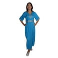 thumbnail image 2 of Nora Caftan Light Blue, 2 of 3