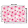 thumbnail image 6 of Pioneer Flower Floral Print Pattern Summer Placemats Table Placemats Set Of 4-Linen Kitchen Washable Placemats Table Mats 12x18 Inch Non-Slip Heat Resistant, 6 of 6