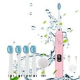 thumbnail image 2 of Byujiro Electric Toothbrush with 5 Brush Heads+Cleaning Head, 9 Cleaning Modes, Smart 20-speed Timer Toothbrush IPX7 -Newly Upgraded, 2 of 9