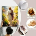 thumbnail image 6 of Jesus Wall Art Painting Picture, Framed Christian God Canvas Print Poster Decor for Living Room, 12"X16" (Jesus06), 6 of 6