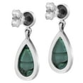 thumbnail image 5 of AeraVida Vintage Elegance Abalone Shell Teardrops Sterling Silver Post Drop Earrings, 5 of 5