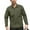 Army Green, variant on WTOBBY Men's Utility Shirt Long Sleeve Double Pocket Casual Cardigan Style Button Front Workwear Slim Fit Stretch Comfort Daily Wear Top,Army Green L