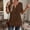Brown, variant on GZWYHT Cotton Linen Tops for Women V Neck Blouses Cotton Spring Tops Linen Tunic Tops for Women Blouse Tops Vintage Tunic Summer Tops Gauze Women's Tops Gauze Popover Tops Black L