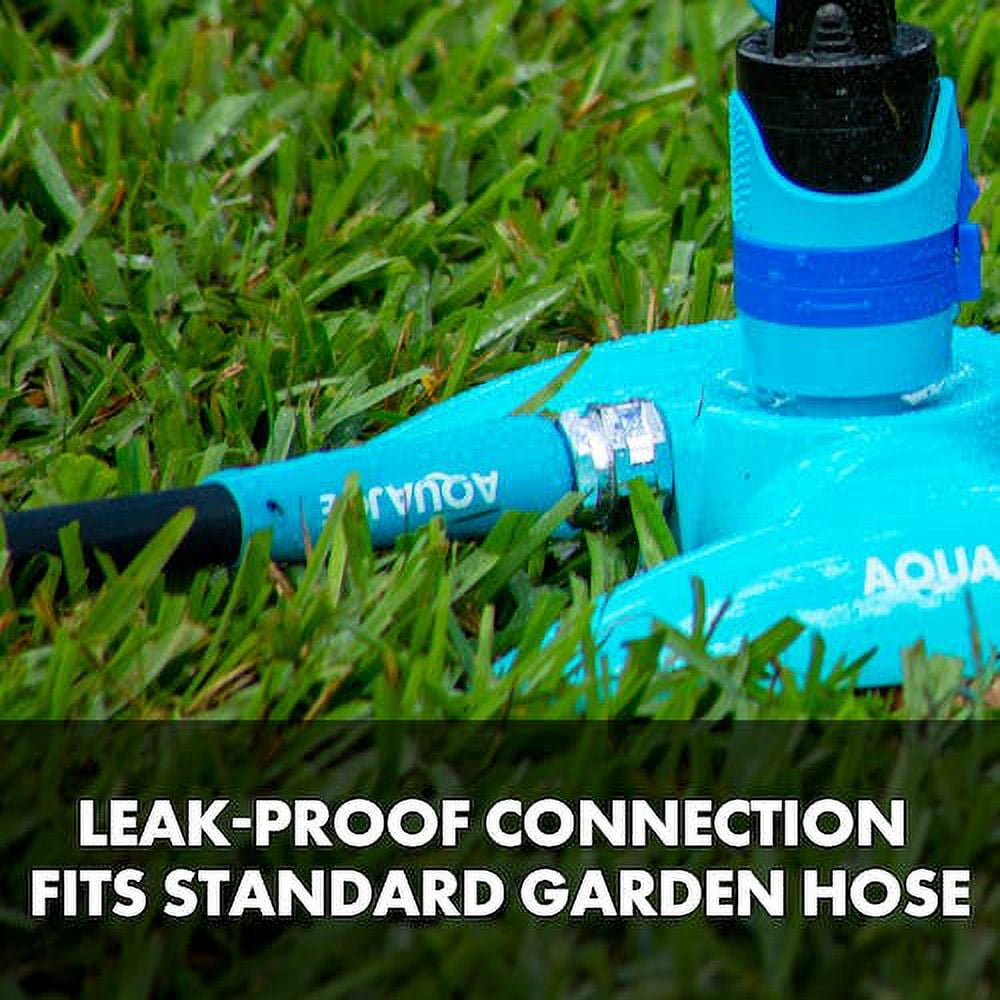 Restored Aqua Joe AJ-MSSBM Turbo Drive 360 Sprinkler 4 Spray Patterns Customizable Coverage 3,740 Sq. Ft. Max Coverage (Refurbished)