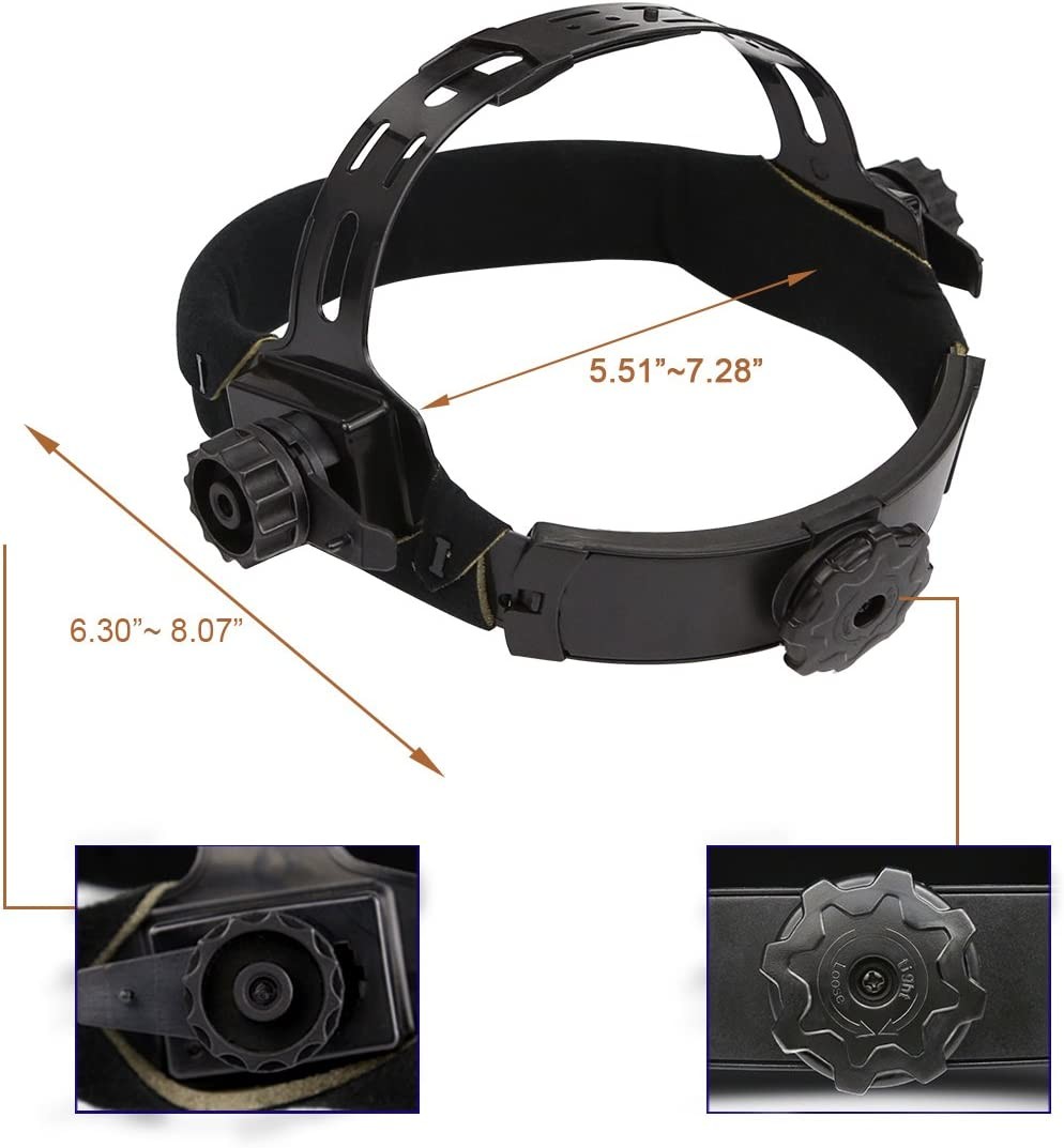 Welding Helmet Auto Darkening w/Batteries UV/IR Protection 1/25000