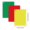 thumbnail image 4 of Hyasfey 3 Pcs Soccer Referee Penalty Cards Set Green Red Yellow Cards Football Warning Ejection Delay Cards for Sport Competition Referee Accessories, 4 of 6