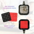 thumbnail image 4 of TIMIFIS Reusable Square Silicone Air Fryer Liners with Air Fryer,Easy Clean Air Fryer Accessories,Non Stick,Air Fryer Accessory Parchment Paper Replacement Kitchen Accessories, 4 of 7