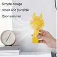 thumbnail image 2 of Blasgw 2022 Handheld Fan Bubble Machine USB Rechargeable Portable Outdoor Fan (20ml) Yellow, 2 of 3
