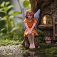 thumbnail image 5 of Garden Figurines Miniature Resin Fairies Statues Ornaments for Garden Terrarium Pot Yard Decor Indoor Outdoor Home Party Gift Fairy Garden Decor, 5 of 7