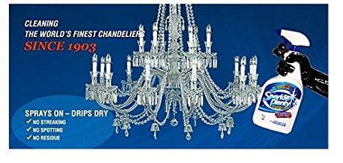 Sparkle Plenty Chandelier Crystal Cleaner 32oz Trigger Spray (2 Medium ...