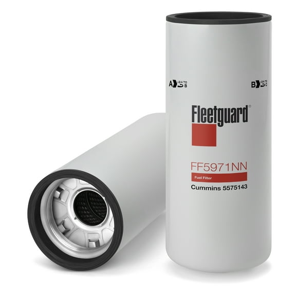 Fleetguard FF5971NN Fuel Filter Spin-On NanoNet - Diesel Fuel Filter for Cummins X15 Engines