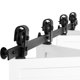 thumbnail image 1 of VEVOR Kit de Rieles para Puertas Corredizas Plegables de Granero, con Montaje Superior, Deslizamiento Suave y Silencioso, Resistente, para Cuatro Puertas de Armario, Despensa, 1626 x 40 x 6 mm, 1 of 9