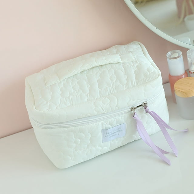 Ovzne Covered Storage Box Card Storage Box Portable Makeup Bag With Large Storage Capacity, Exquisite And High-End Travel Storage Box, Wash Bag Visual Storage Bag On Clearance