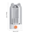 thumbnail image 1 of Organizador para almohadillas de algodón, dispensador automático de almohadillas de algodón, soporte para algodón de maquillaje, dispensador de almohadillas de algodón construido para durar, 1 of 8