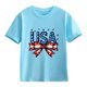 thumbnail image 1 of Odeerbi Chicos Niñas 4 de Julio Camiseta Manga Corta Día de La Independencia Camiseta Gráfica, 1 of 7