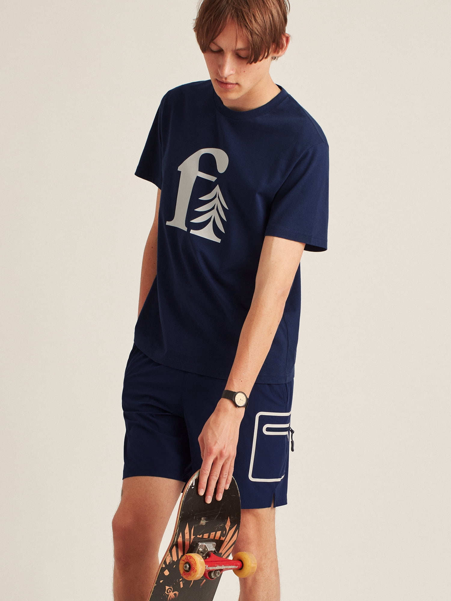 Bonobos Fielder Men's and Big Men's Short Sleeve Logo Tee, up to 3XL