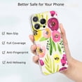 thumbnail image 2 of Summer Flower Case for iPhone 13 Pro Max,Aesthetic Colourful Floral Pattern Soft TPU Full Cover Case, 2 of 5