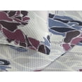 thumbnail image 3 of Ambesonne Floral Themed Quilted Bedspread Set 3 Pcs, Grunge Rose with Hues, King, Pale Maroon Lavender Blue, 3 of 4