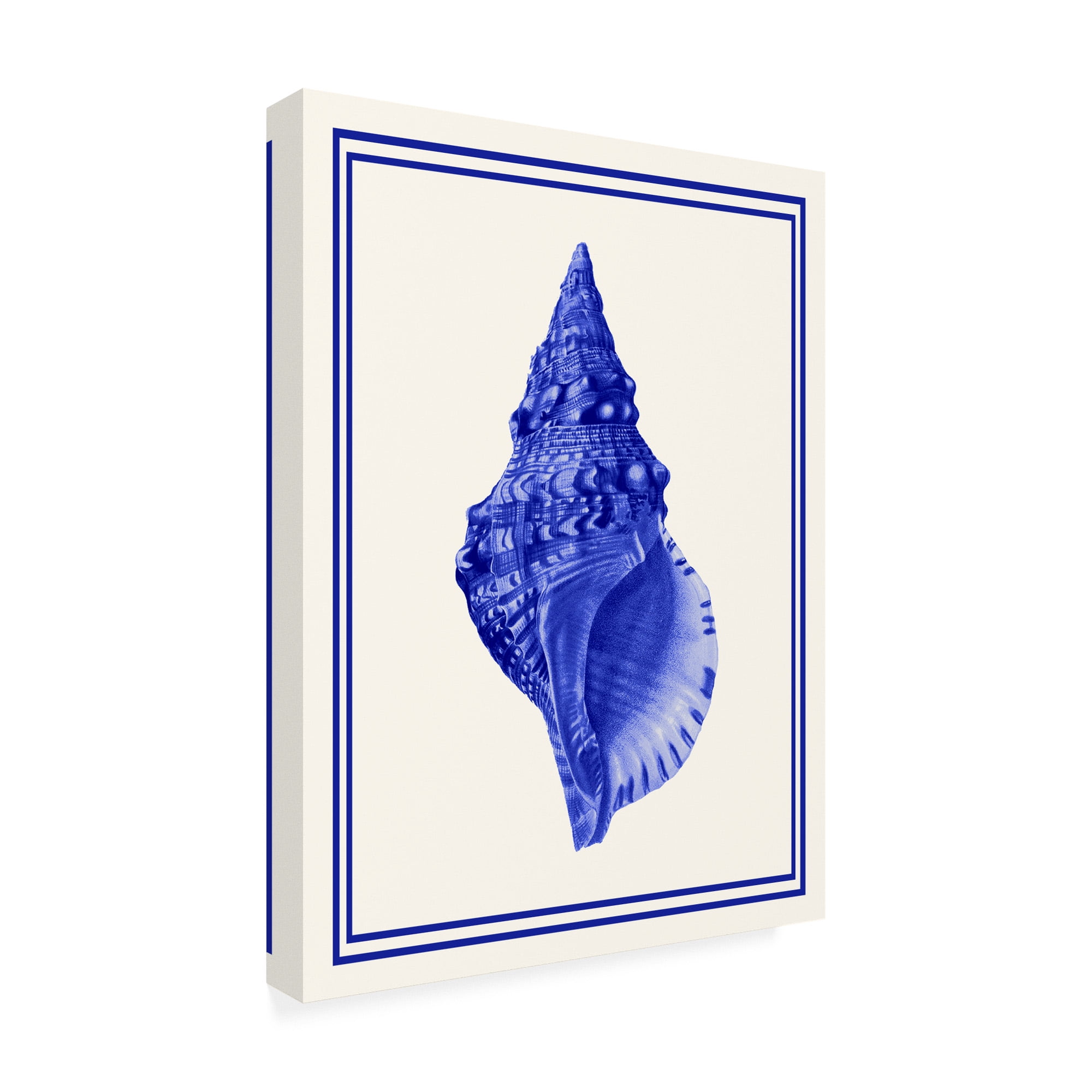 Trademark Fine Art 'Mixed Nautical Blue on Cream a' Canvas Art by Fab Funky