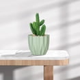 thumbnail image 5 of Clearance Under $5 Boovnll Plastic Vase, Home Modern Decor Matte Finish Pampas Grass Vase, Flower Vase for Home, Office, Kitchen, Table, Fireplace, Shelf, Living Room Table Decor, Vase, 5 of 6