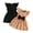 F279-Brown, variant on xfsWaSs Baby Girls Dress 2 Pack Toddler Summer Dresses Ruffle Sleeveless Cute Casual Sundress With Bowknot A-Line Beach Sundresses 9-12 Months