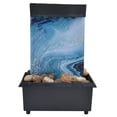 thumbnail image 4 of Spptty 3V USB Marble Water Fountain Ornaments LED Tabletop Fountain With Stones, 4 of 8