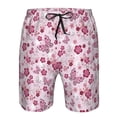thumbnail image 3 of Goofa Flower Butterfly Printed Mens Swim Trunks Summer Quick Dry Short Beach Swimwear Bathing Suits-3X-Large, 3 of 9