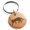 Rose, variant on Stainless Steel Celtic Bull Rune Engraved Small Medallion Circle Charm Keychain Keyring