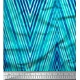 thumbnail image 3 of oneOone Viscose Chiffon Fabric Chevron Panel Print Fabric By Yard 42 Inch Wide, 3 of 3