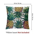 thumbnail image 4 of PIKWEEK Pillow Covers Summer Colorful Fresh Pineapple Tropical Fruit Cotton  Throw Pillow Case Cushion Cover Outdoor Home Couch Decorative Set of 2 Multiple specifications, 4 of 7