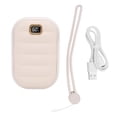 thumbnail image 2 of Calentador De Manos Recargable, Calentador De Mano Eléctrico Con 4 Niveles De Calor De 4000 MAh Tipo C De Carga C Calefacción De Doble Cara Para Invierno Exterior Viaje Oficina, 2 of 7